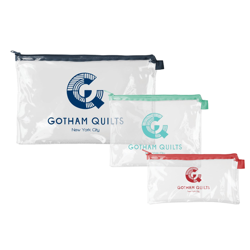 Gotham Quilts Vinyl Project Bags Set Of 3 Gifts
