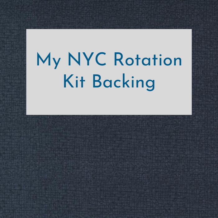 My Nyc Rotation Quilt Kit Backing Kits