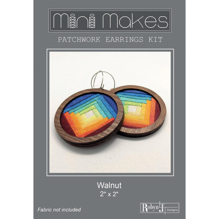 Circle Patchwork Earrings Kit and Pattern