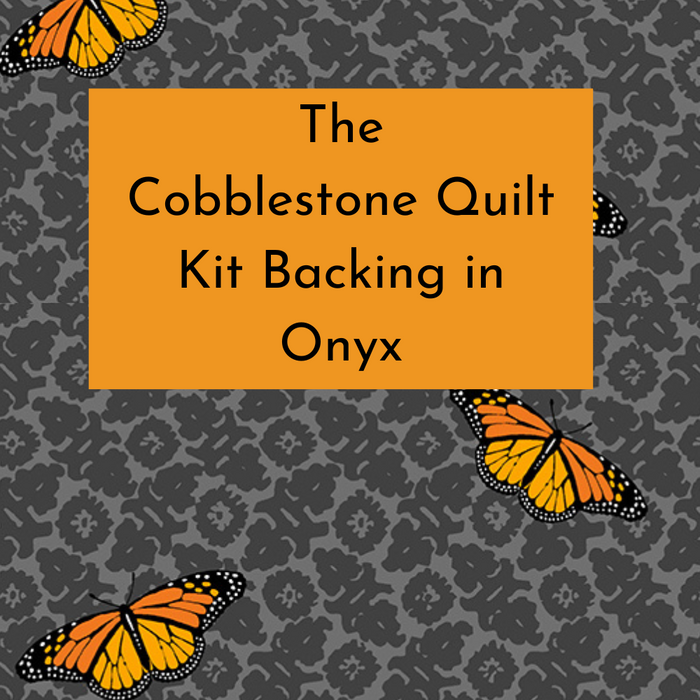 Sun Print 2024: Cobblestone Quilt Kit Backing Onyx