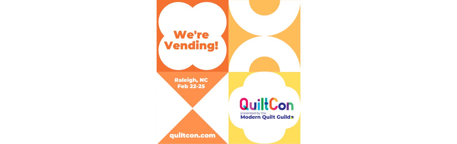 We're vending at Quiltcon 2024!
