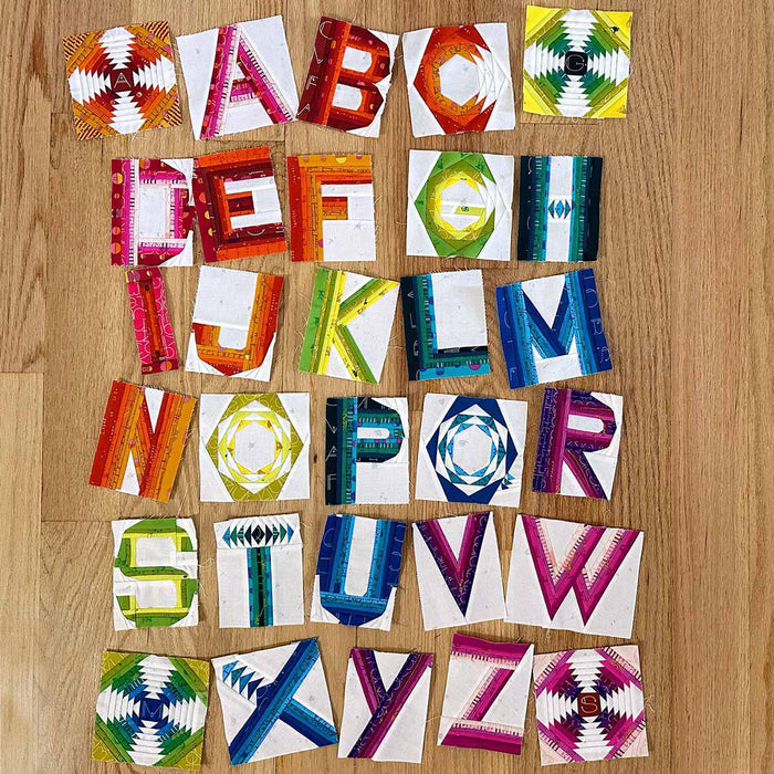 Mini Alphabet Pattern by Giuseppe Ribaudo & Alison Glass