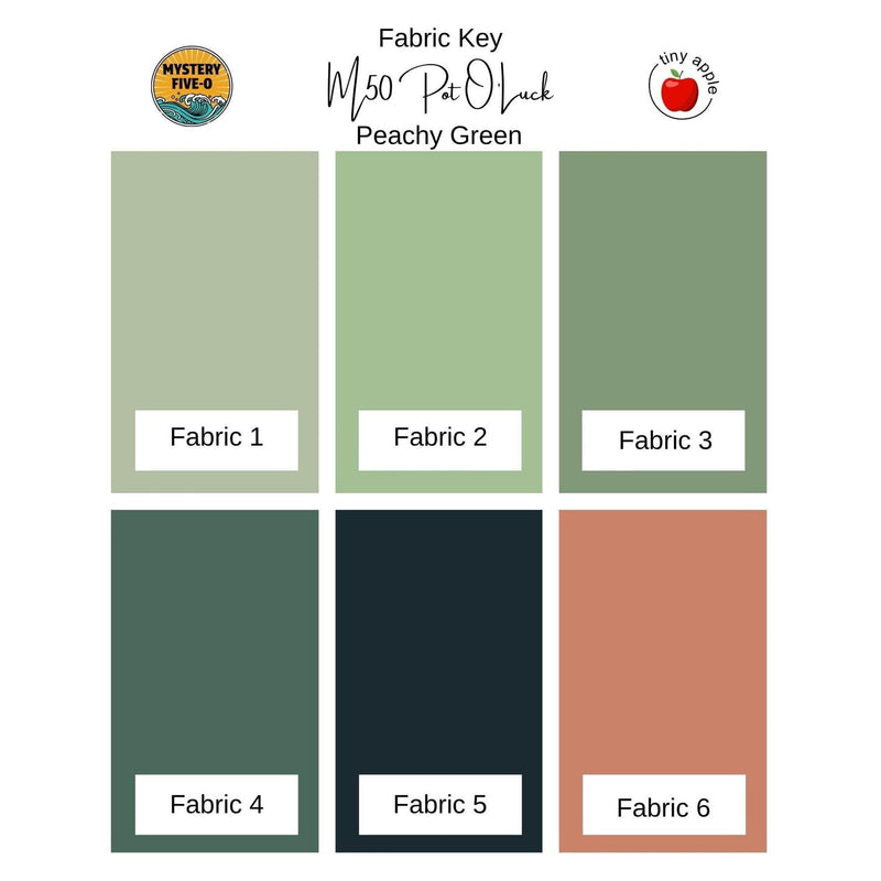 Mystery Five-0 Mini #6 - Kit - Pot O' Luck | Peachy Green