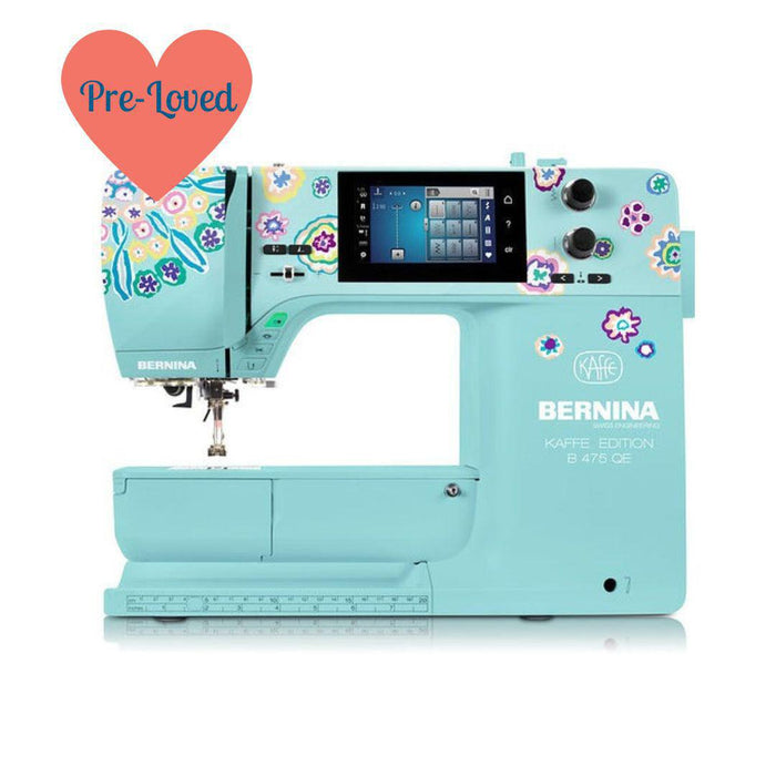 Pre-Loved BERNINA 475QE Kaffe Fasset Special Edition Sewing Machine