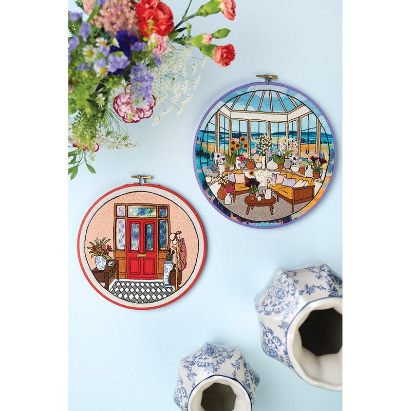 Embroidered Interiors Hand Embroidery Book by Penny Dowdell