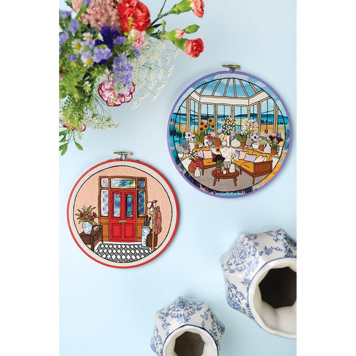 Embroidered Interiors Hand Embroidery Book by Penny Dowdell