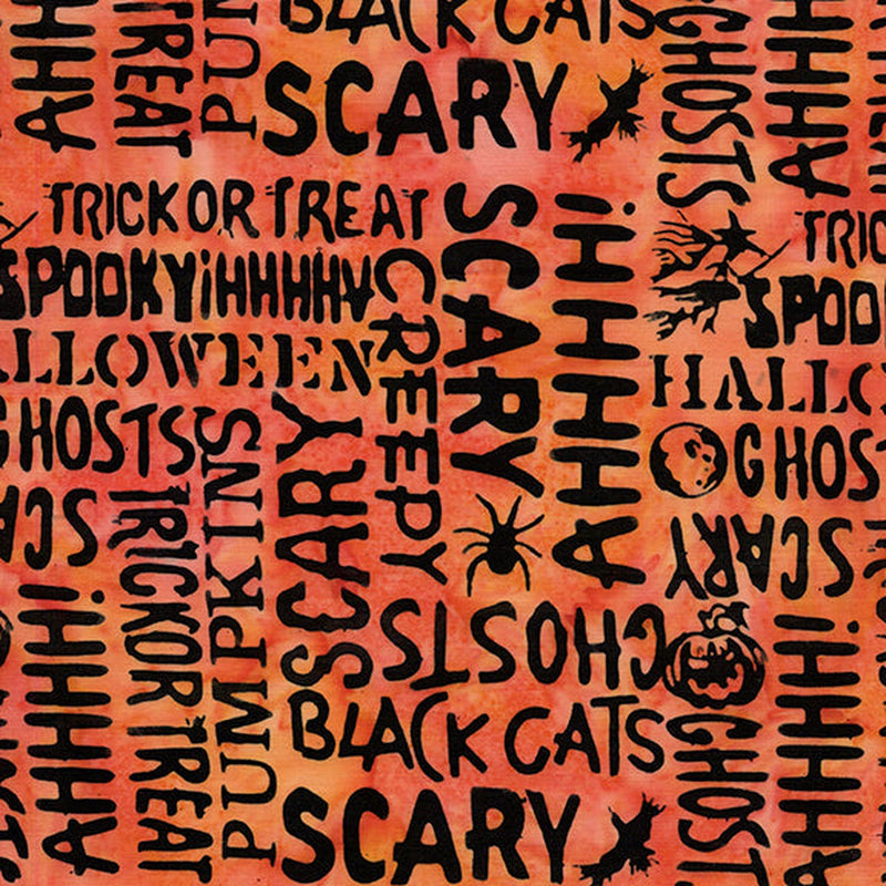 Boo Bash - Halloween Words - Orange Marmalade