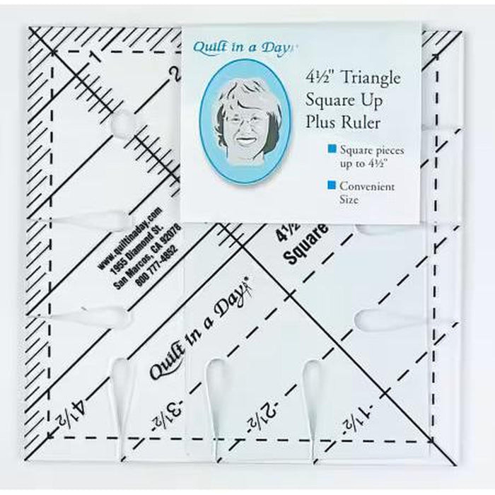 4 1/2 Triangle Square Up PLUS Ruler