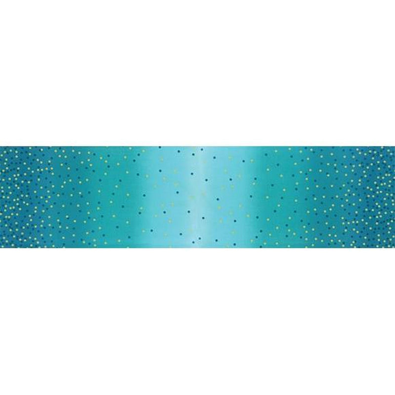 Best Ombre Confetti - Ombre Dots Modern Geometric Metallic - Turquoise