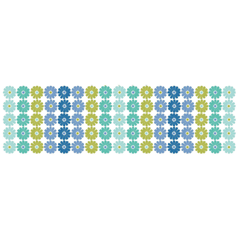 Chalk Garden - Daisy Ombre Stripe - Blue/Multi