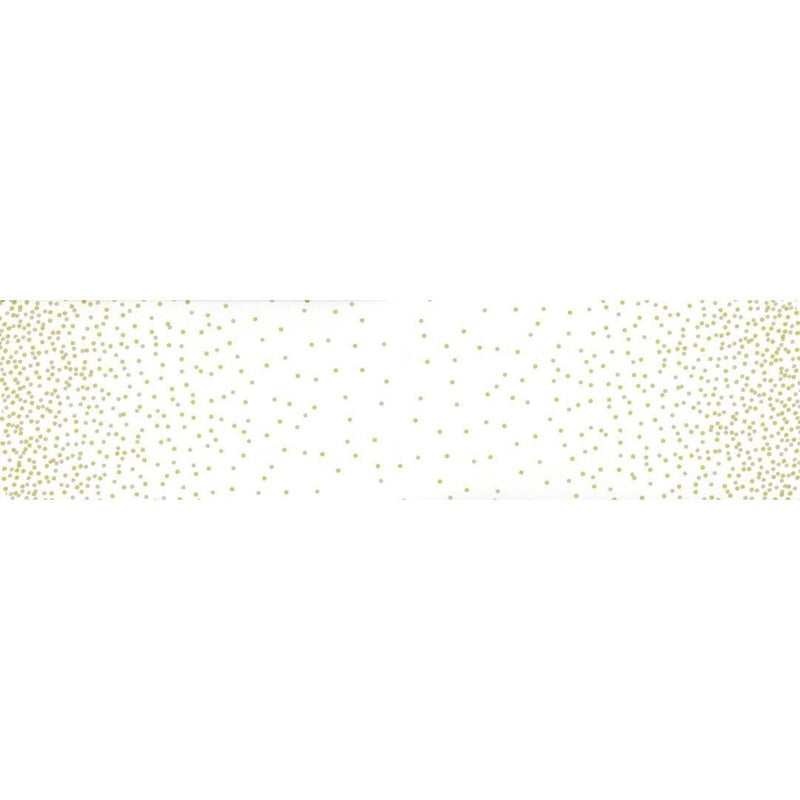 Best Ombre Confetti - Ombre Dots Modern Geometric Metallic - Off White