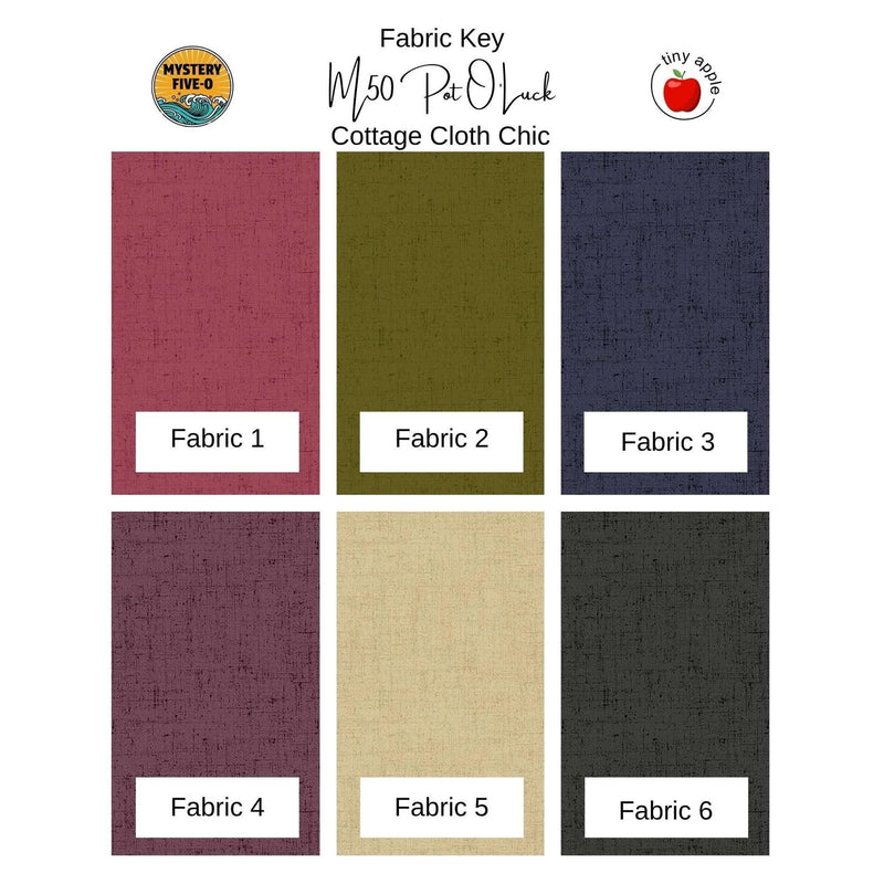 Mystery Five-0 Mini #6 - Kit - Pot O' Luck | Cottage Cloth Chic