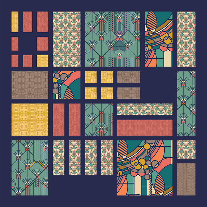 NOVEMBER PREORDER -- Oak Park Quilt Kit Desert