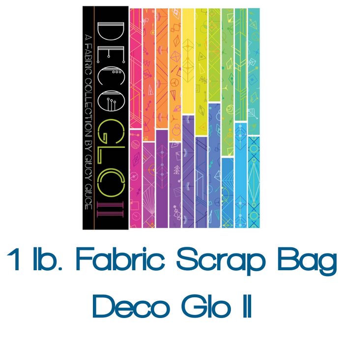 1 lb. Fabric Scrap Bag - Deco Glo  Prints