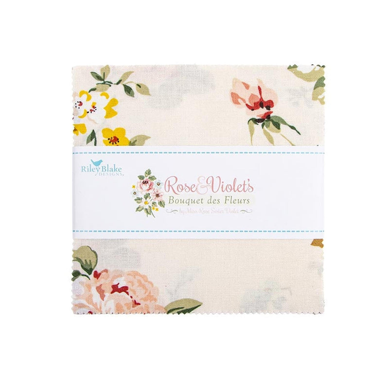Rose & Violet's Bouquet des Fleurs 5" Stacker