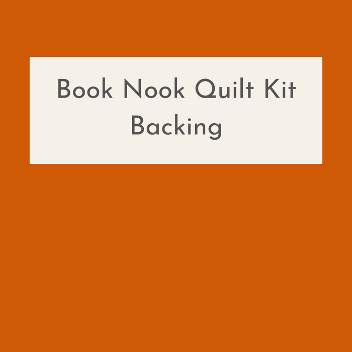 Book Nook Quilt Kit Backing