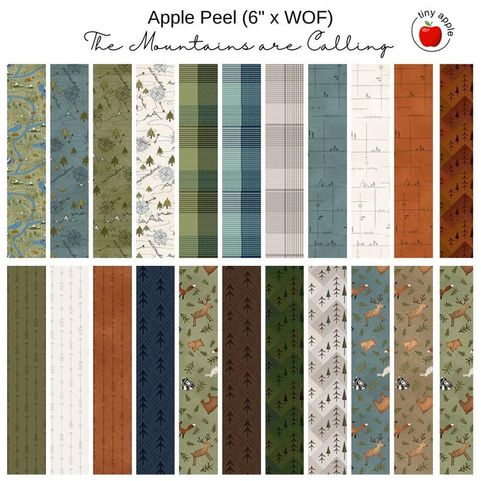 6" Apple Peel (22) - The Mountains are Calling