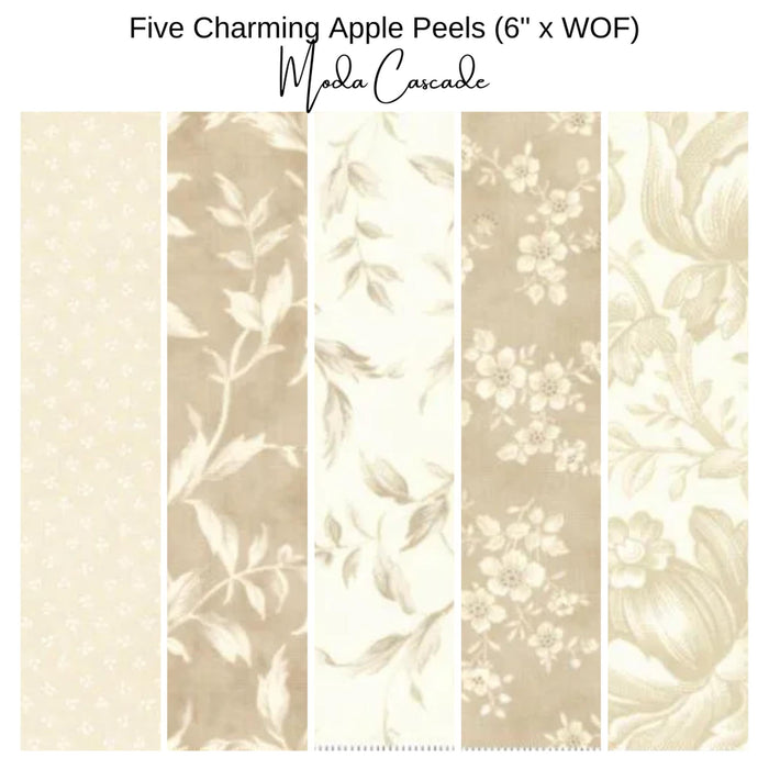 6" Apple Peel (5) - Charming Peel Moda Cascade
