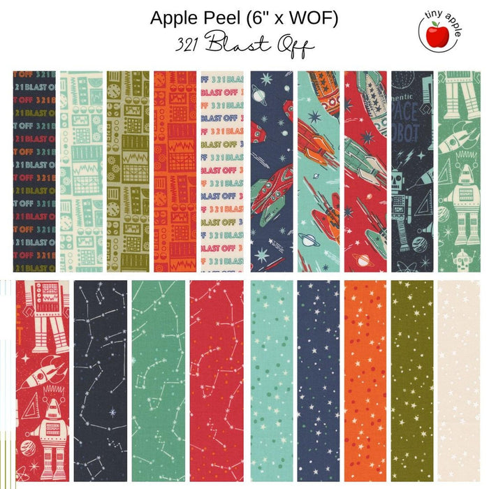 6" Apple Peels (19) - 321 Blast Off