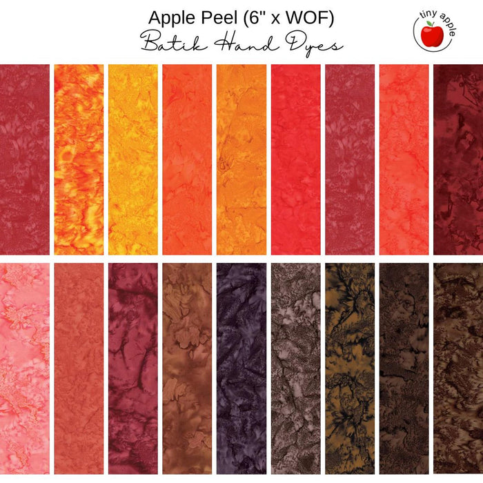 6" Apple Peels  Warm Glow (18)