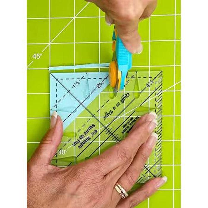 4 1/2 Triangle Square Up PLUS Ruler