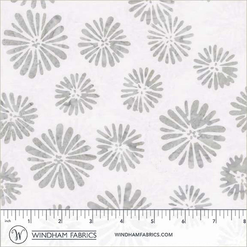 Anthology Fabrics - Encore - Blooms -  Silence