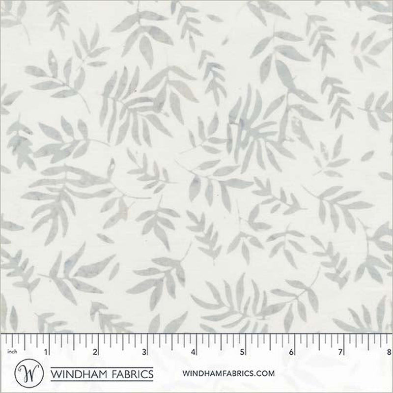 Anthology Fabrics - Encore - Ferns -  Silence
