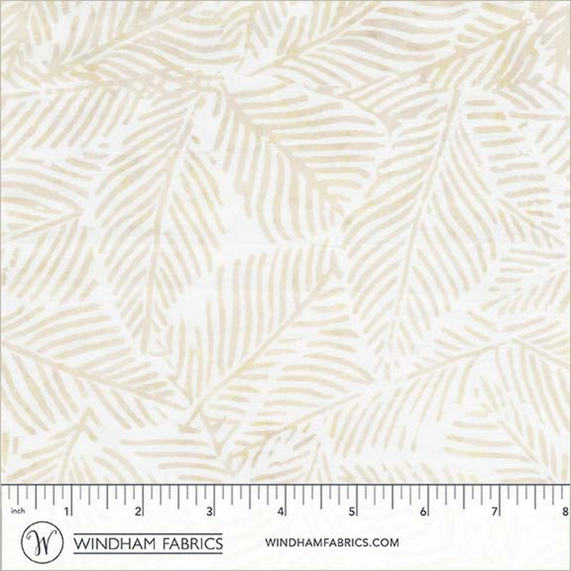 Anthology Fabrics - Encore - Palm Leaves -  Whisper