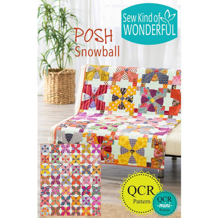 JANUARY PREORDER -- Posh Snowball Quilt Pattern