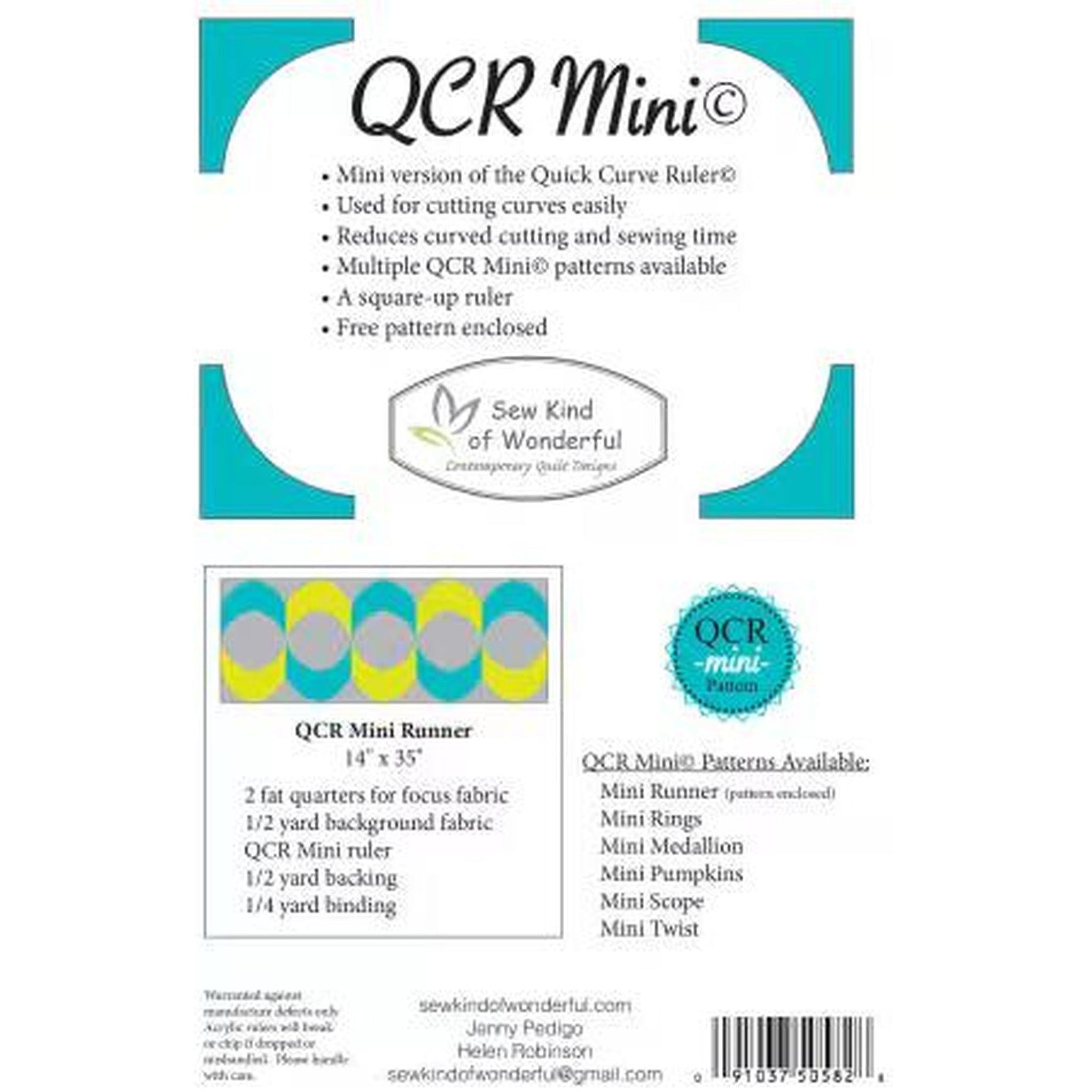 Quick Curve Ruler Mini by Sew Kind of Wonderful — Gotham Quilts