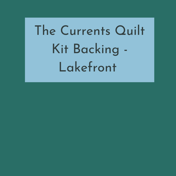 Currents Quilt Kit Backing - Lakefront