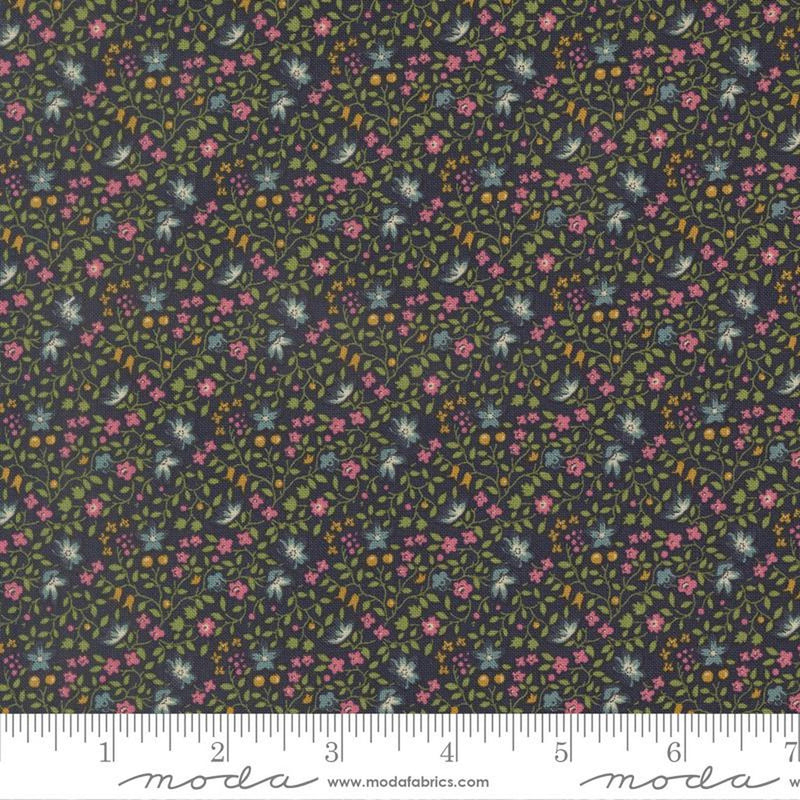 Chelsea Garden Ambling Vine Small Floral - Midnight