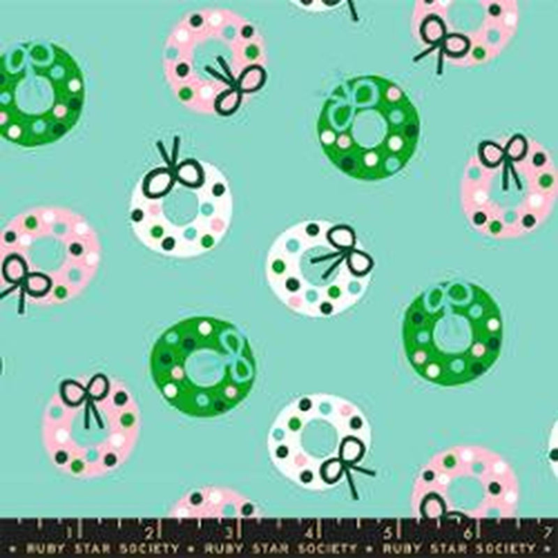 Merry Happy - Wreaths Dots - Frost