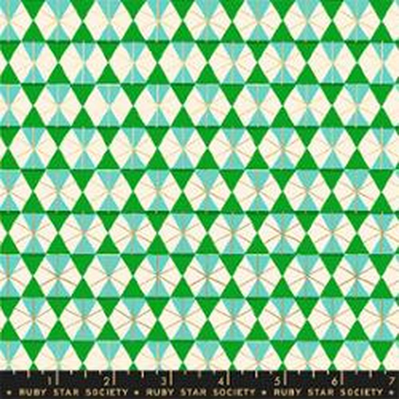Merry Happy - Blender Geometric Plaid - Verdant