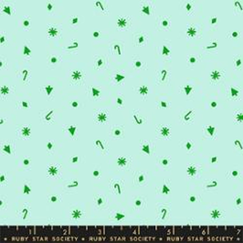 Merry Happy - Blender Snowflakes Candy Canes - Mint