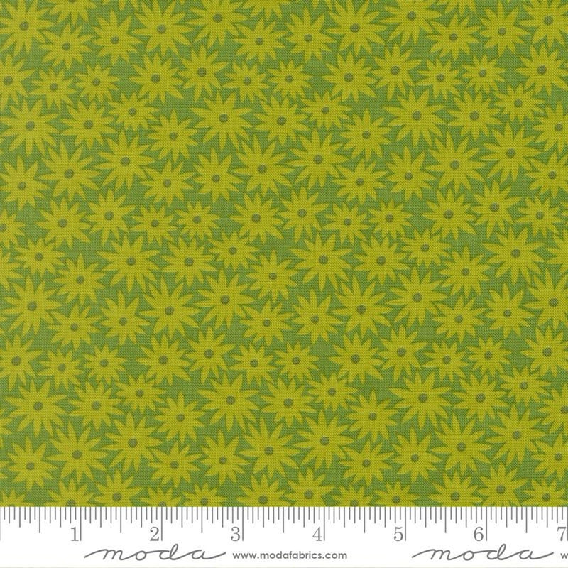 Scenery by Elizabeth Hartman - Sedum Small Floral - Limeade