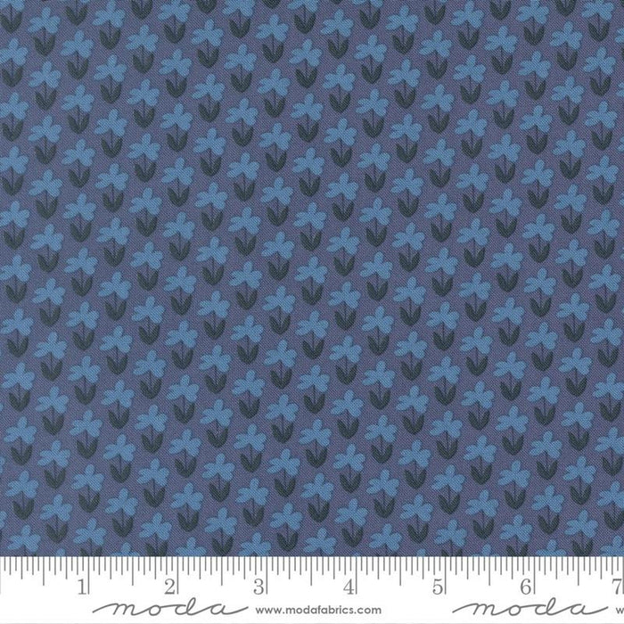 Scenery by Elizabeth Hartman - Meadow Small Floral - Denim