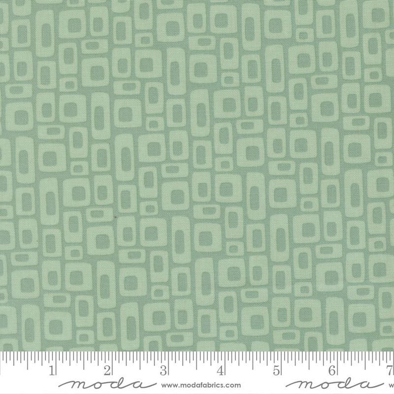 Scenery by Elizabeth Hartman - Marshmallow Geometrics - Dusty Jade