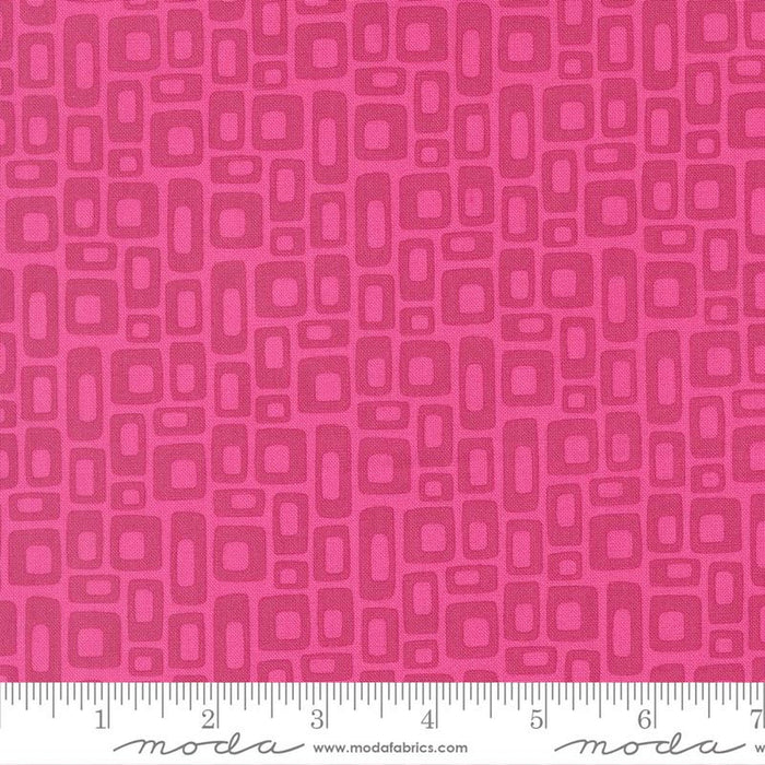 Scenery by Elizabeth Hartman - Marshmallow Geometrics - Fuchsia