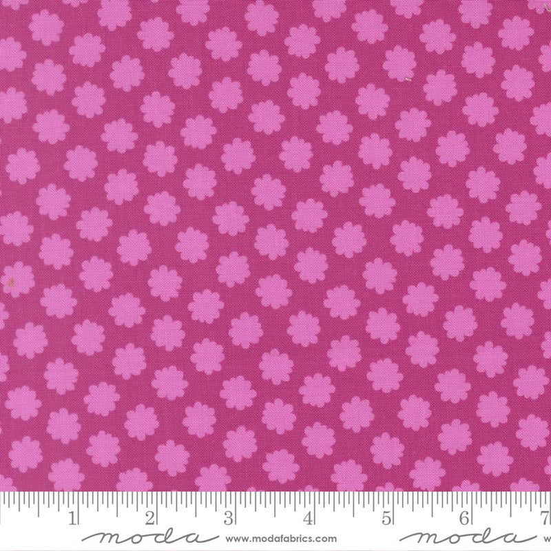 Scenery by Elizabeth Hartman - Puffball Small Floral - Passion Fruit