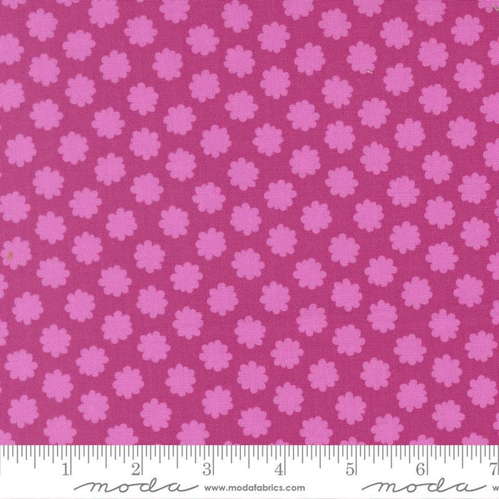 Scenery by Elizabeth Hartman - Puffball Small Floral - Passion Fruit