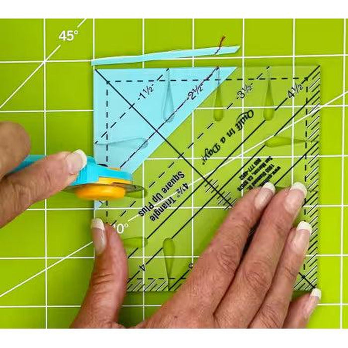 4 1/2 Triangle Square Up PLUS Ruler