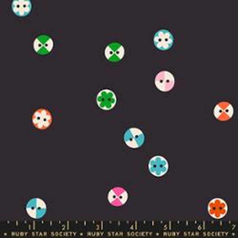 1-800-Notion - Buttons - Soft Black