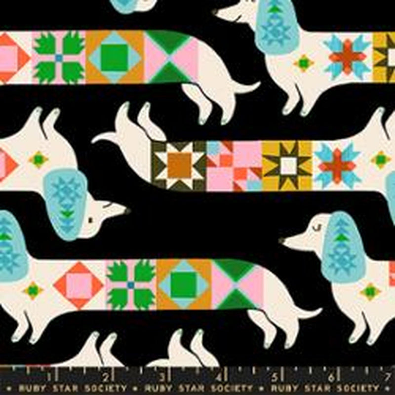 1-800-Notion - Quilty Dog - Soft Black