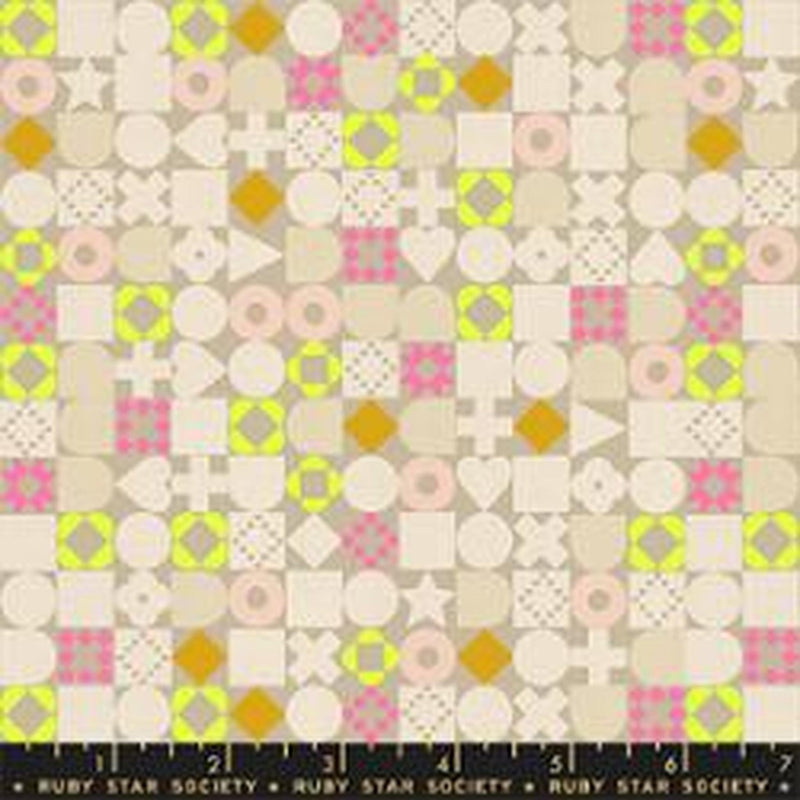 Lofi Linens - Blocked - Khaki
