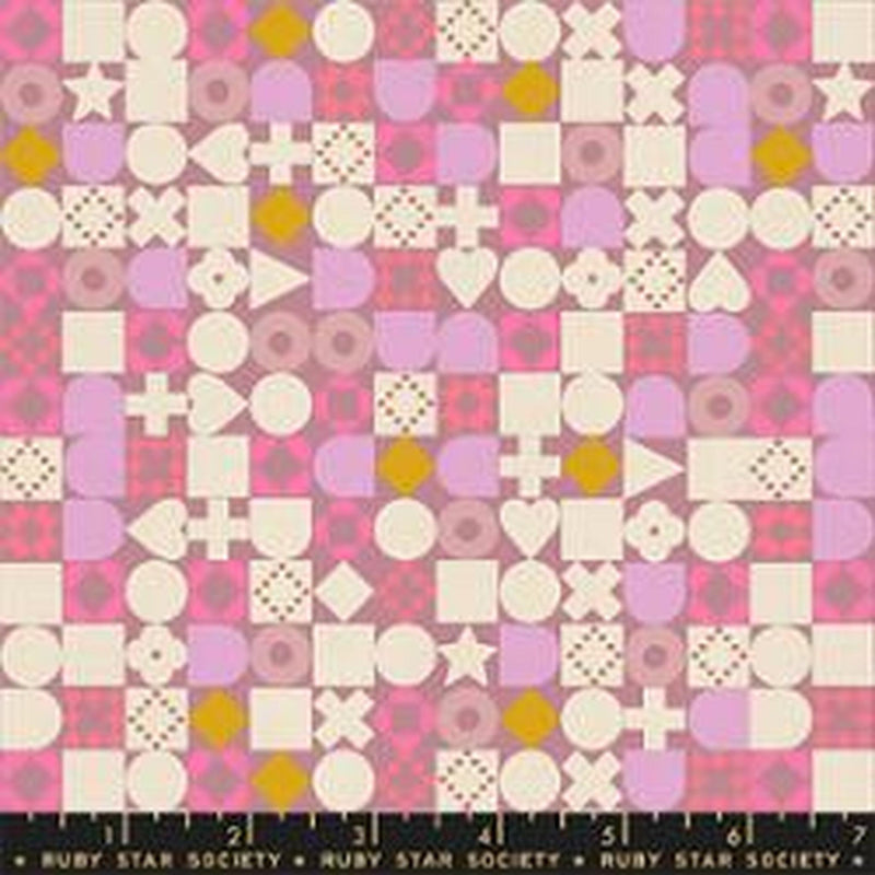 Lofi Linens - Blocked - Lilac