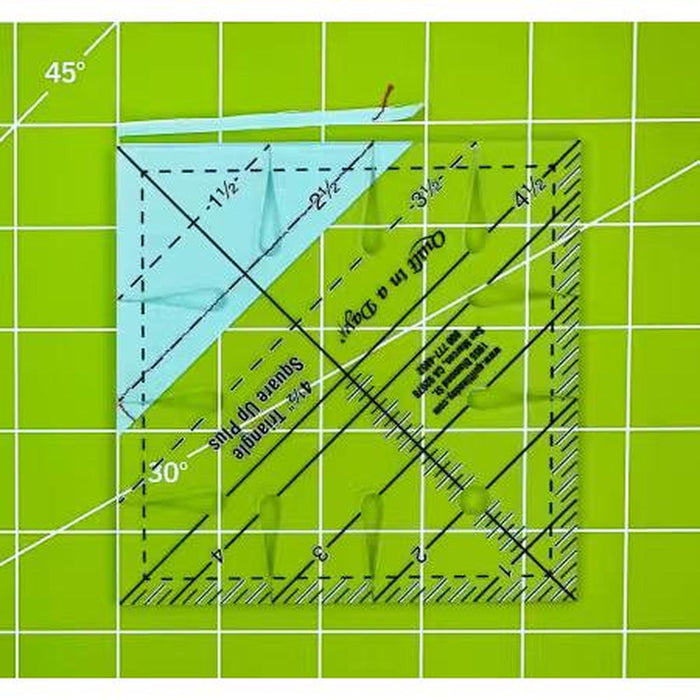 4 1/2 Triangle Square Up PLUS Ruler