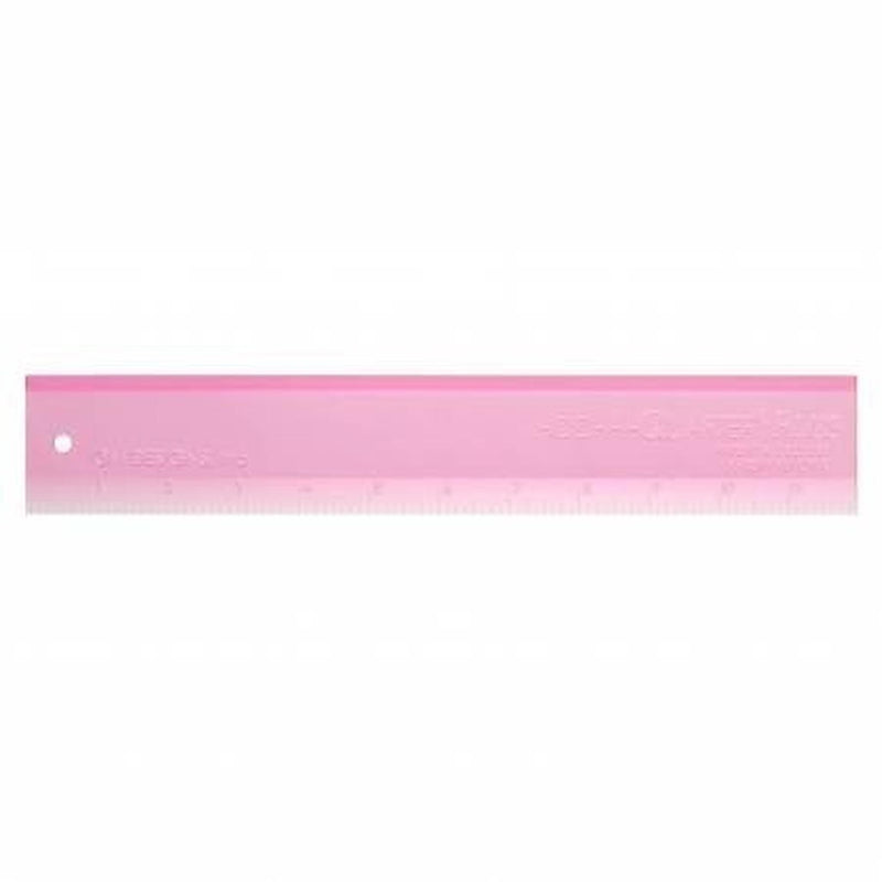 Add A Quarter Ruler 12in Plus Pink