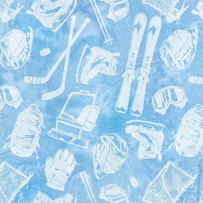 All MN Shop Hop Fabric 2025 - Skiing Aqua