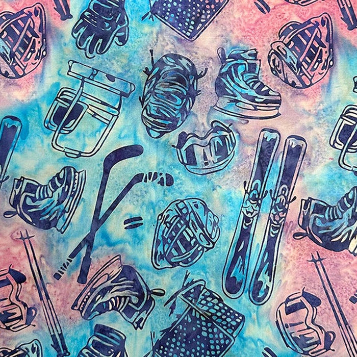 All MN Shop Hop Fabric 2025 - Skiing Pink